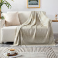 Taupe Lightweight Throw Blanket